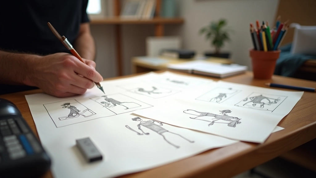 Foglio di carta per animazione con disegni progressivi che mostrano il timing errato e il timing corretto dello stesso movimento